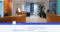 Desktop Screenshot of chirurgie-ahaus.de